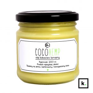 HempFoodie CocoHemp olej kokosowo-konopny - 200 ml